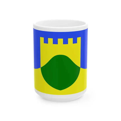 Flag of Mtarfa Malta - White Coffee Mug 15oz - Go Mug Yourself