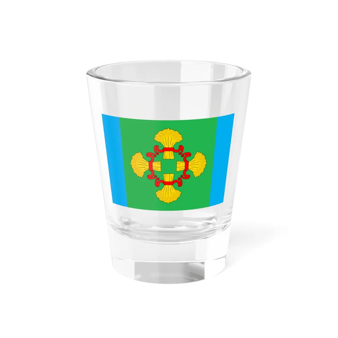 Flag of Mtsensk (Russia) Shot Glass 1.5oz 1.5oz - Go Mug Yourself