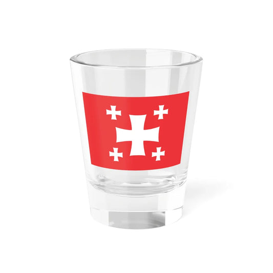 Flag of Mtskheta Municipality (Georgia) Shot Glass 1.5oz 1.5oz - Go Mug Yourself