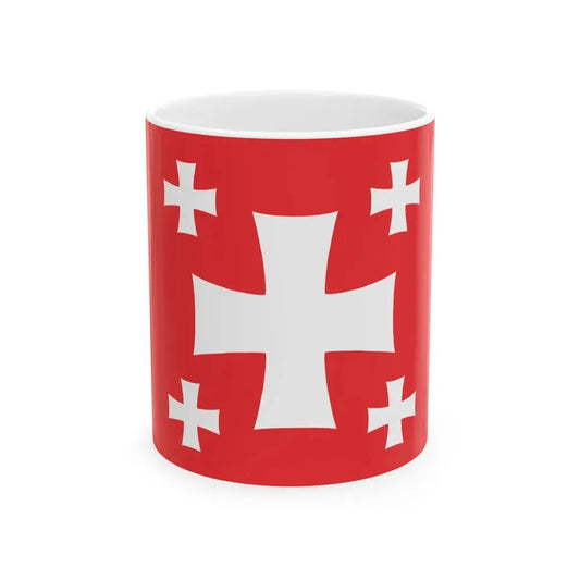Flag of Mtskheta Municipality (Georgia) White Coffee Mug 11oz - Go Mug Yourself