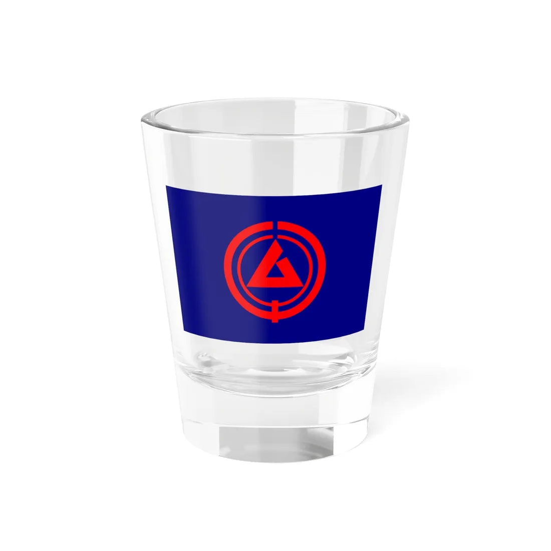 Flag of Mugi Gifu 1966-2005 (Japan) Shot Glass 1.5oz 1.5oz - Go Mug Yourself