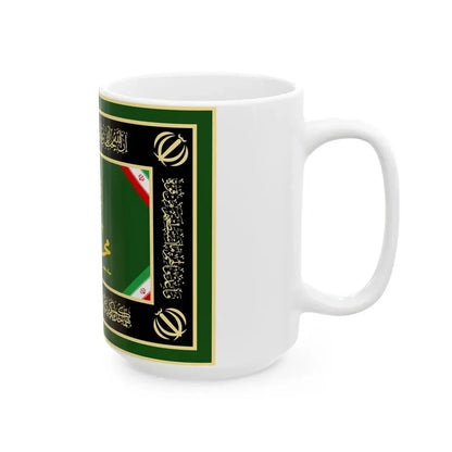 Flag of Muhammad Rasul Allah Corps of IRGC (Iran) White Coffee Mug - Go Mug Yourself