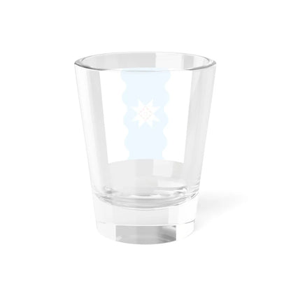 Flag of Muhu Parish (Estonia) Shot Glass 1.5oz - Go Mug Yourself