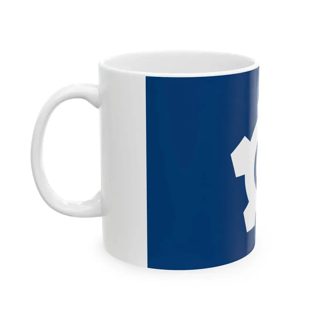 Flag of Muika Niigata 1957-2004 (Japan) White Coffee Mug - Go Mug Yourself