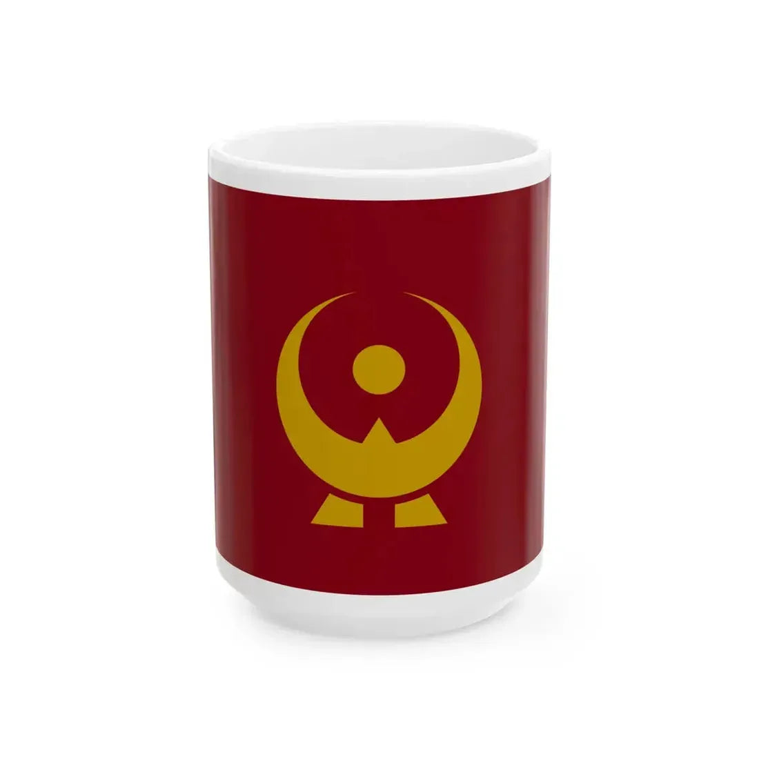 Flag of Muikaichi Shimane 1970-2005 (Japan) White Coffee Mug 15oz - Go Mug Yourself