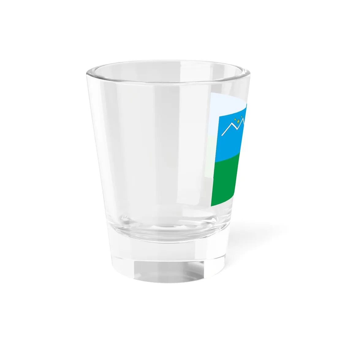 Flag of Mukacheve raion (Ukraine) Shot Glass 1.5oz - Go Mug Yourself