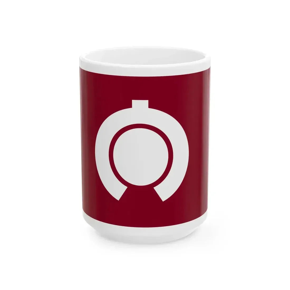 Flag of Mukaihara Hiroshima 1983-2004 (Japan) White Coffee Mug 15oz - Go Mug Yourself