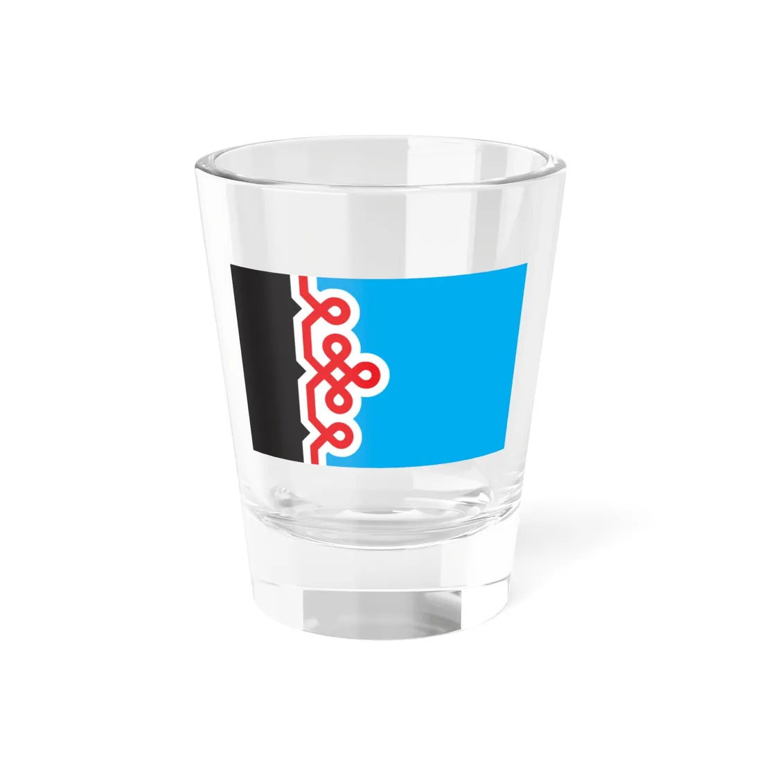 Flag of Mulgimaa (Estonia) Shot Glass 1.5oz 1.5oz - Go Mug Yourself