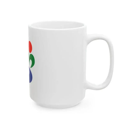 Flag of Munakata Fukuoka (Japan) White Coffee Mug - Go Mug Yourself