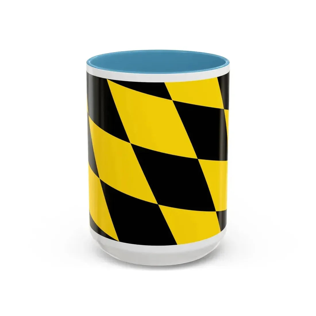 Flag of Munich 2 Germany - Accent Coffee Mug 15oz Light Blue - Go Mug Yourself