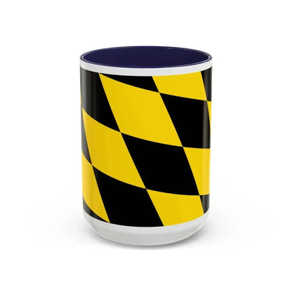 Flag of Munich 2 Germany - Accent Coffee Mug 15oz Navy - Go Mug Yourself