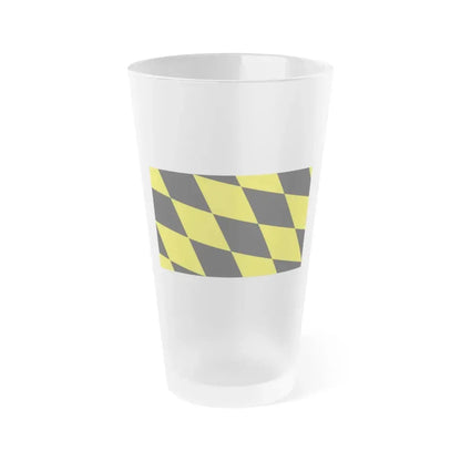 Flag of Munich 2 Germany - Frosted Pint Glass 16oz 16oz Frosted - Go Mug Yourself