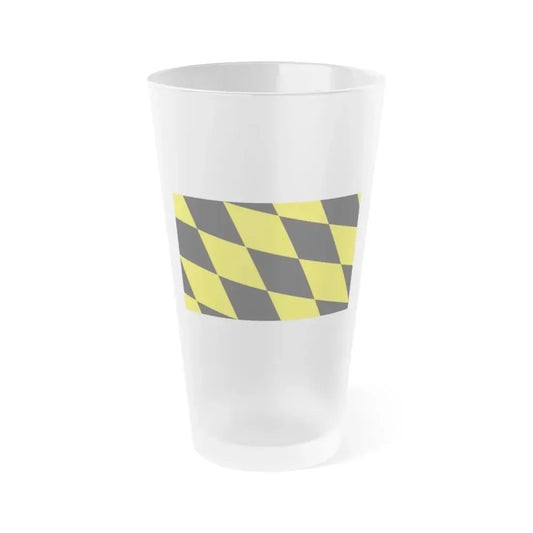 Flag of Munich 2 Germany - Frosted Pint Glass 16oz 16oz Frosted - Go Mug Yourself