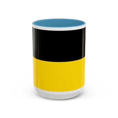 Flag of Munich Germany - Accent Coffee Mug 15oz Light Blue - Go Mug Yourself