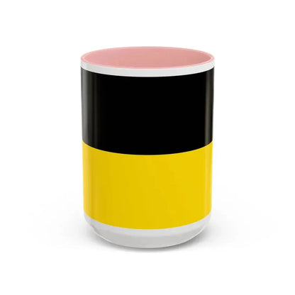 Flag of Munich Germany - Accent Coffee Mug 15oz Pink - Go Mug Yourself