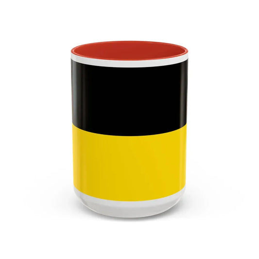 Flag of Munich Germany - Accent Coffee Mug 15oz Red - Go Mug Yourself