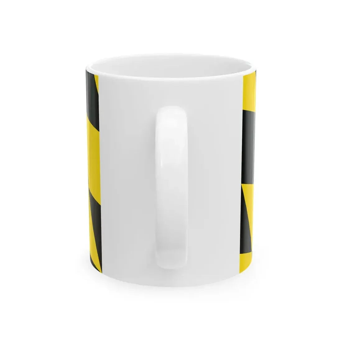 Flag of Munich lozengy (Germany) White Coffee Mug - Go Mug Yourself