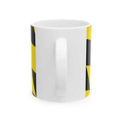 Flag of Munich lozengy (Germany) White Coffee Mug - Go Mug Yourself