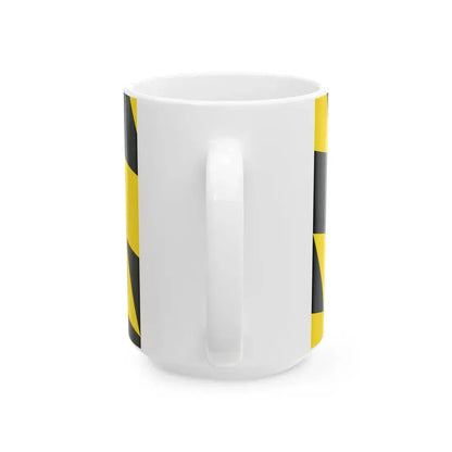 Flag of Munich lozengy (Germany) White Coffee Mug - Go Mug Yourself