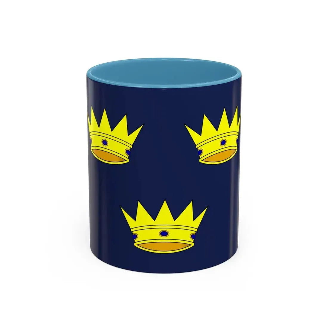 Flag of Munster Ireland - Accent Coffee Mug 11oz Light Blue - Go Mug Yourself