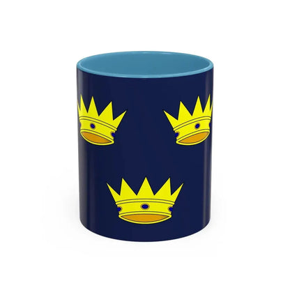 Flag of Munster Ireland - Accent Coffee Mug 11oz Light Blue - Go Mug Yourself