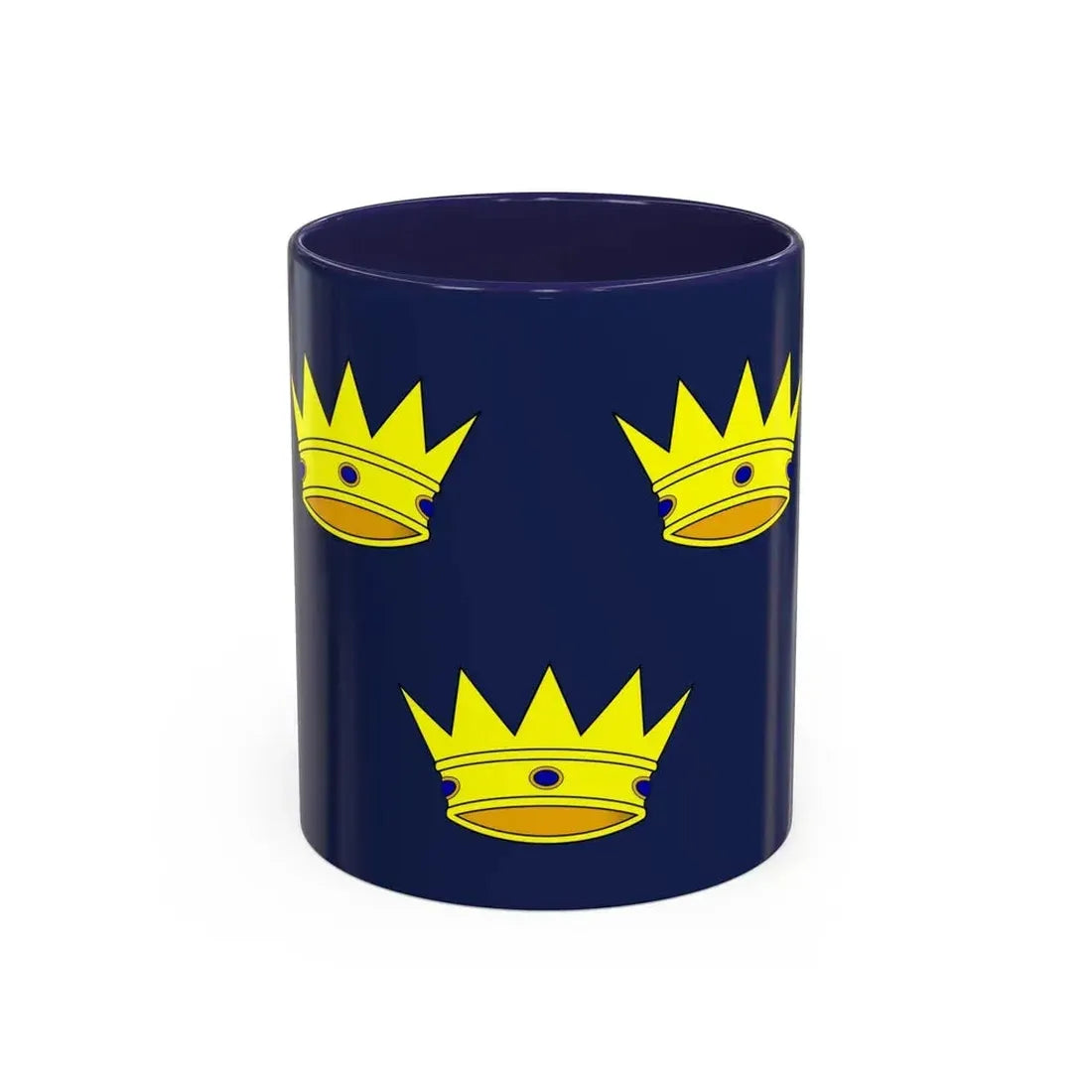 Flag of Munster Ireland - Accent Coffee Mug 11oz Navy - Go Mug Yourself