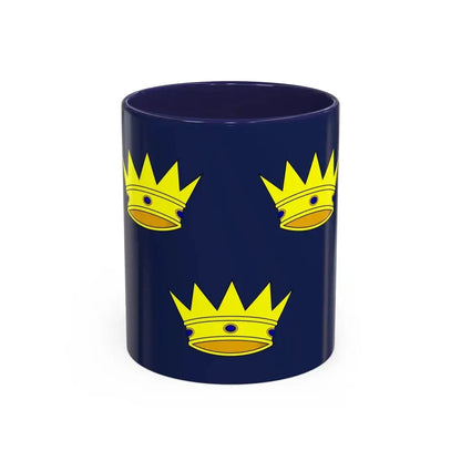 Flag of Munster Ireland - Accent Coffee Mug 11oz Navy - Go Mug Yourself