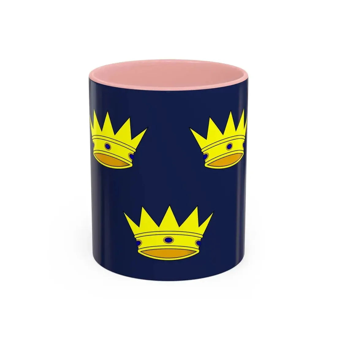 Flag of Munster Ireland - Accent Coffee Mug 11oz Pink - Go Mug Yourself