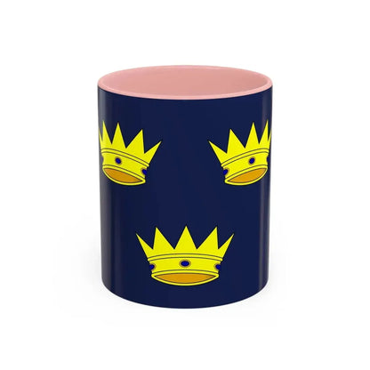 Flag of Munster Ireland - Accent Coffee Mug 11oz Pink - Go Mug Yourself