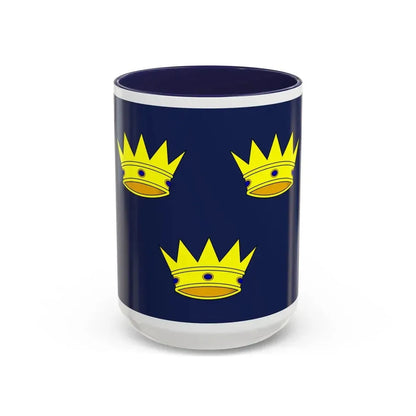Flag of Munster Ireland - Accent Coffee Mug 15oz Navy - Go Mug Yourself