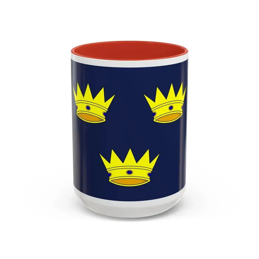 Flag of Munster Ireland - Accent Coffee Mug 15oz Red - Go Mug Yourself