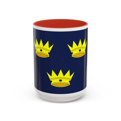 Flag of Munster Ireland - Accent Coffee Mug 15oz Red - Go Mug Yourself