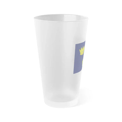 Flag of Munster Ireland - Frosted Pint Glass 16oz - Go Mug Yourself