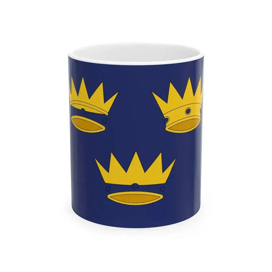 Flag of Munster (Ireland) White Coffee Mug 11oz - Go Mug Yourself