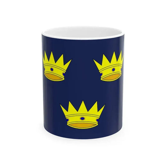 Flag of Munster Ireland - White Coffee Mug 11oz - Go Mug Yourself