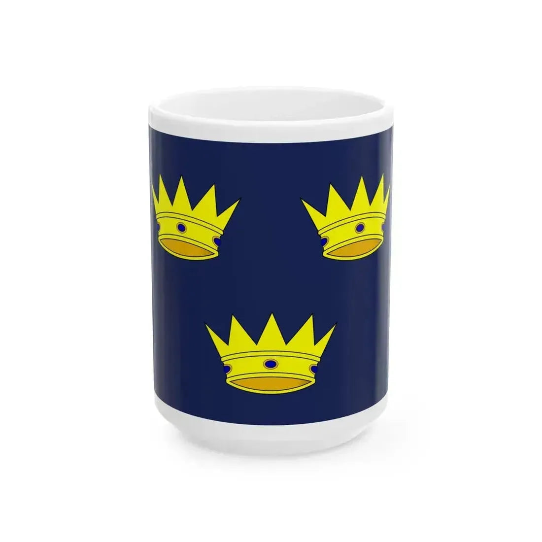 Flag of Munster Ireland - White Coffee Mug 15oz - Go Mug Yourself