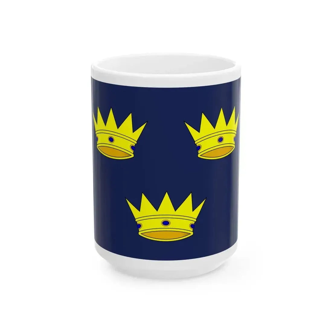 Flag of Munster Ireland - White Coffee Mug 15oz - Go Mug Yourself
