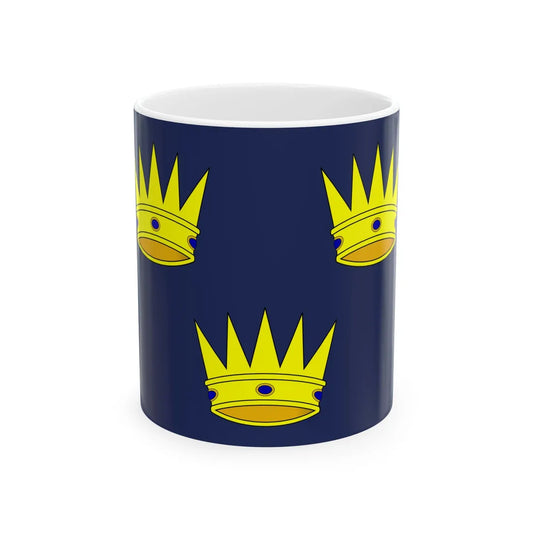 Flag of Munster version (Ireland) White Coffee Mug 11oz - Go Mug Yourself