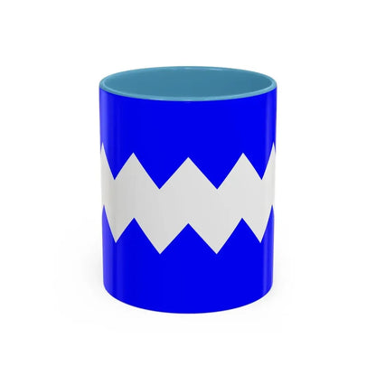 Flag of Munxar Malta - Accent Coffee Mug 11oz Light Blue - Go Mug Yourself