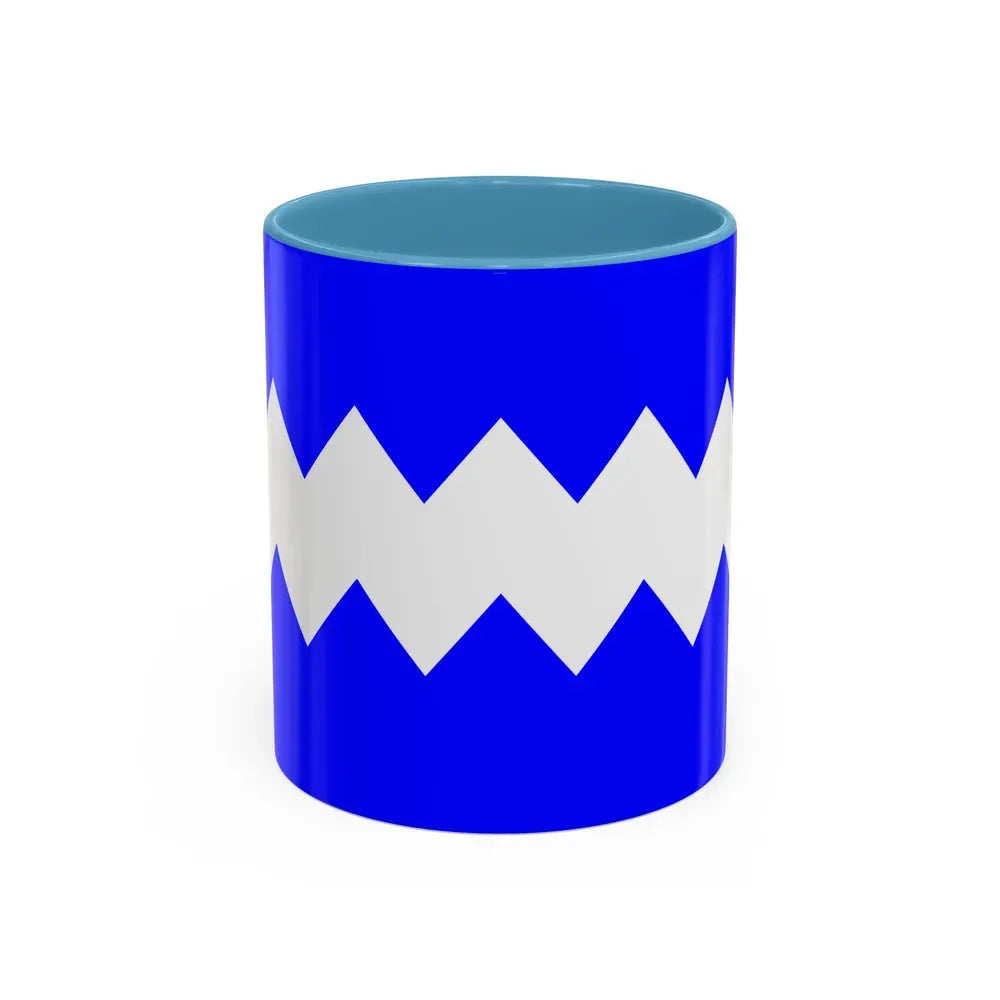 Flag of Munxar Malta - Accent Coffee Mug 11oz Light Blue - Go Mug Yourself