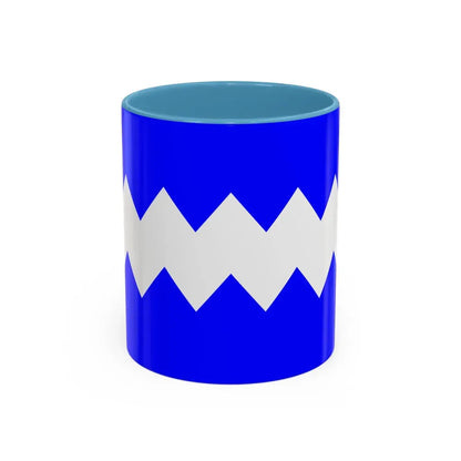 Flag of Munxar Malta - Accent Coffee Mug 11oz Light Blue - Go Mug Yourself