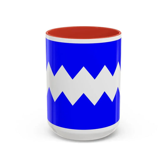 Flag of Munxar Malta - Accent Coffee Mug 15oz Red - Go Mug Yourself