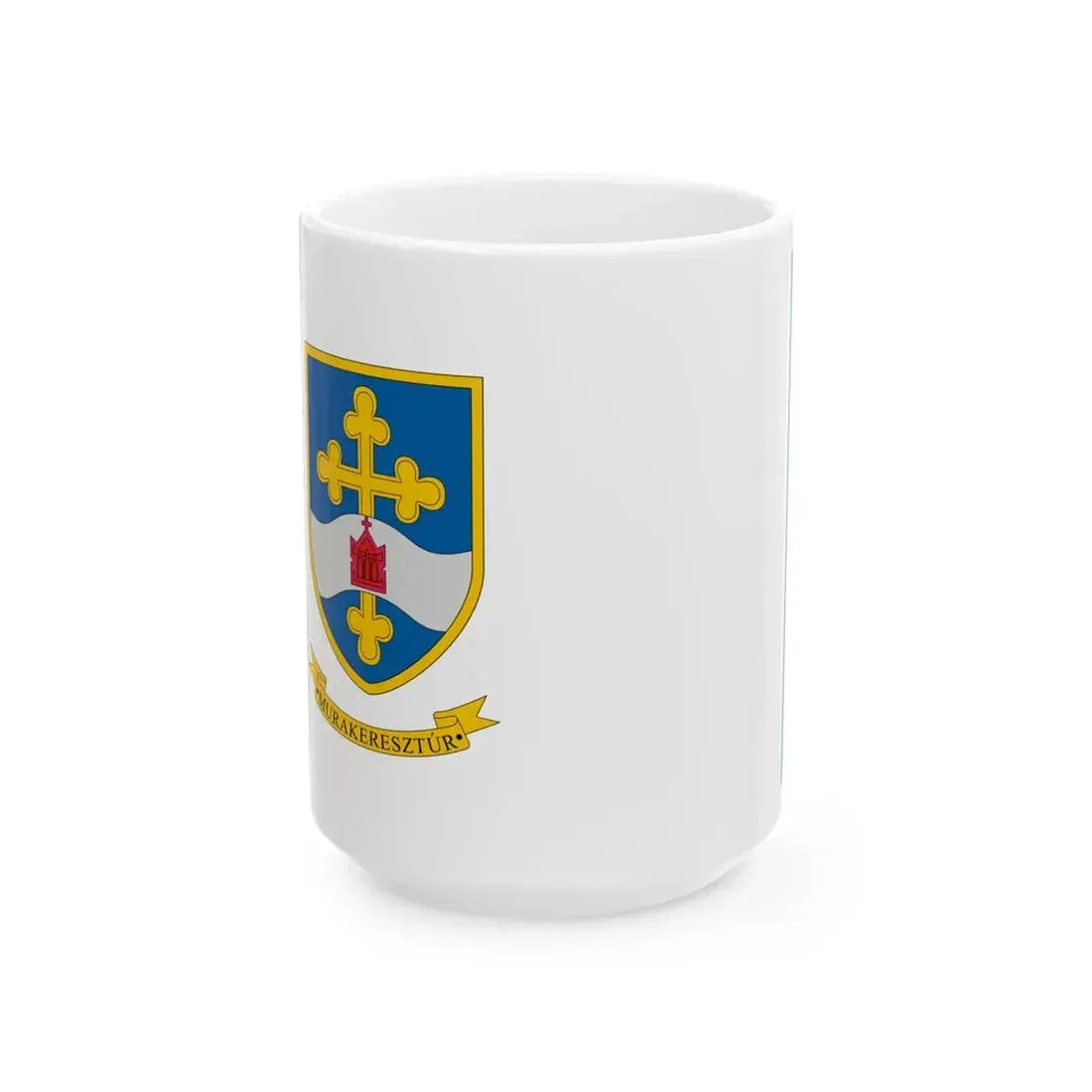 Flag of Murakeresztur (Hungary) White Coffee Mug 15oz - Go Mug Yourself