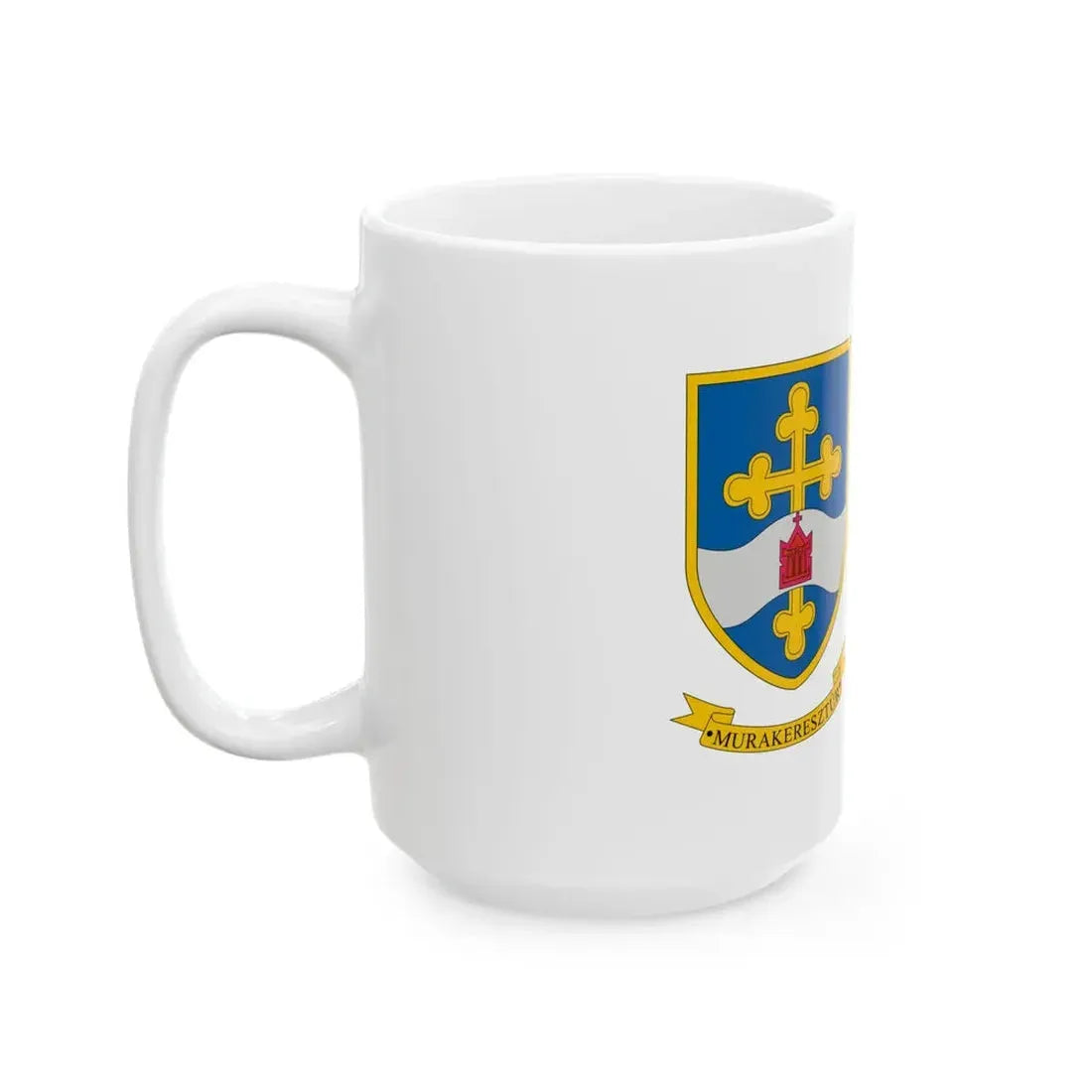 Flag of Murakeresztur (Hungary) White Coffee Mug - Go Mug Yourself
