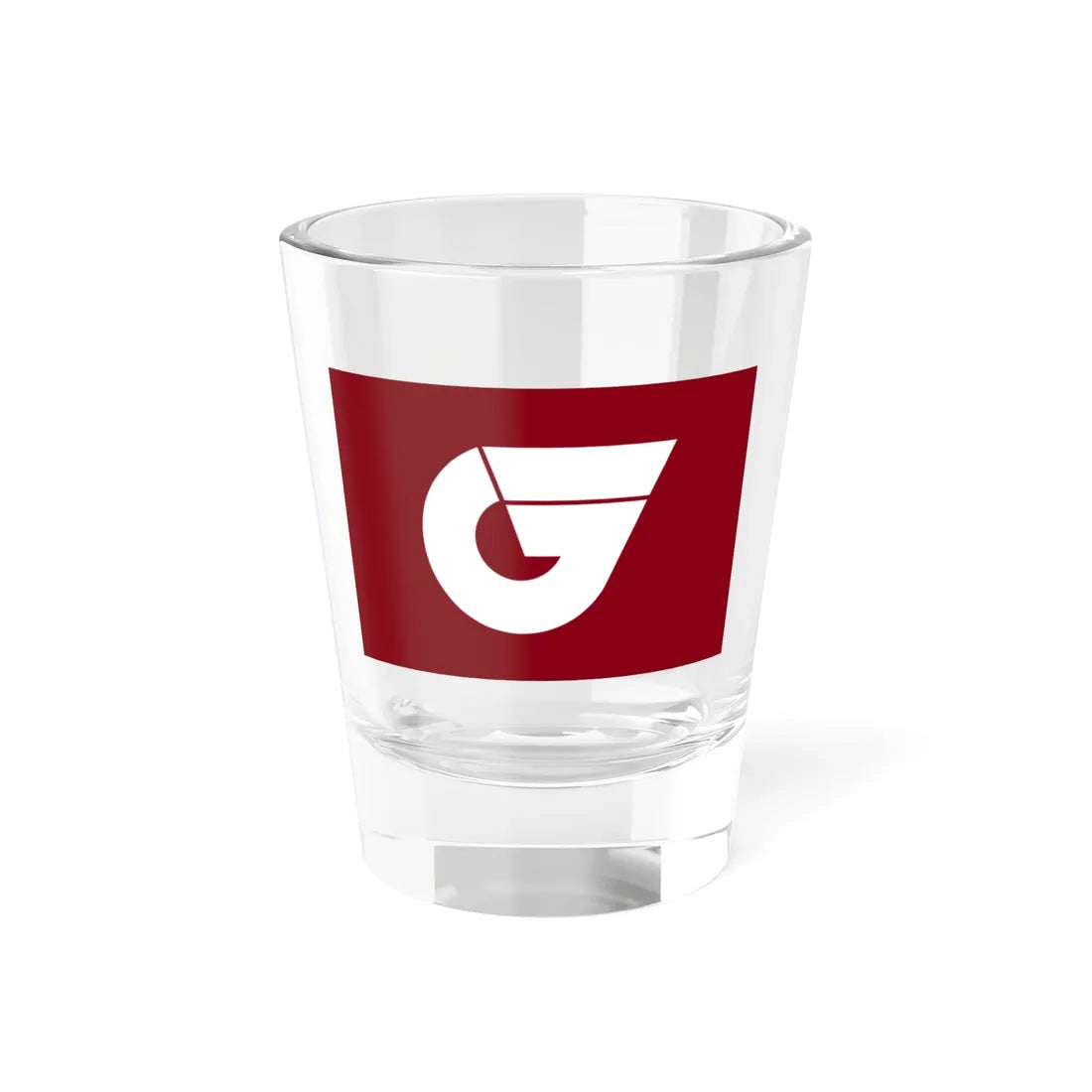 Flag of Muraoka Hyogo 1959-2005 (Japan) Shot Glass 1.5oz 1.5oz - Go Mug Yourself