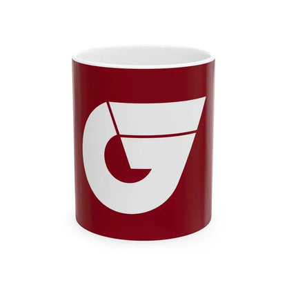 Flag of Muraoka Hyogo 1959-2005 (Japan) White Coffee Mug 11oz - Go Mug Yourself