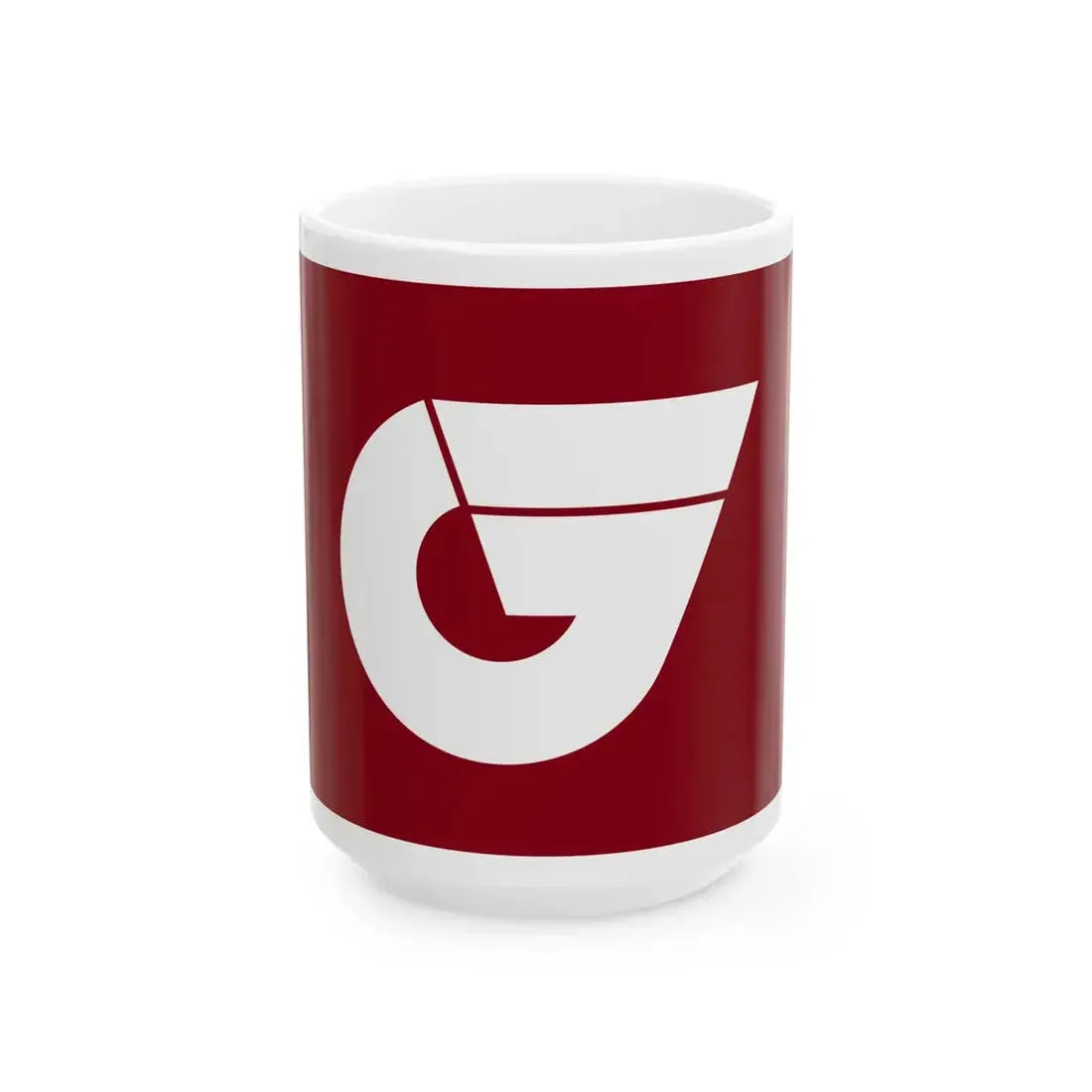 Flag of Muraoka Hyogo 1959-2005 (Japan) White Coffee Mug 15oz - Go Mug Yourself