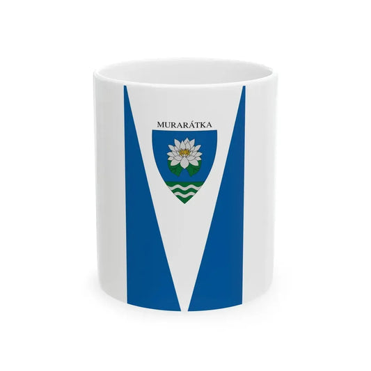 Flag of Muraratka (Hungary) White Coffee Mug 11oz - Go Mug Yourself