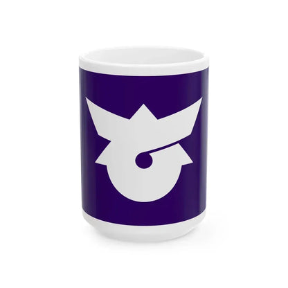 Flag of Murata Miyagi (Japan) White Coffee Mug 15oz - Go Mug Yourself