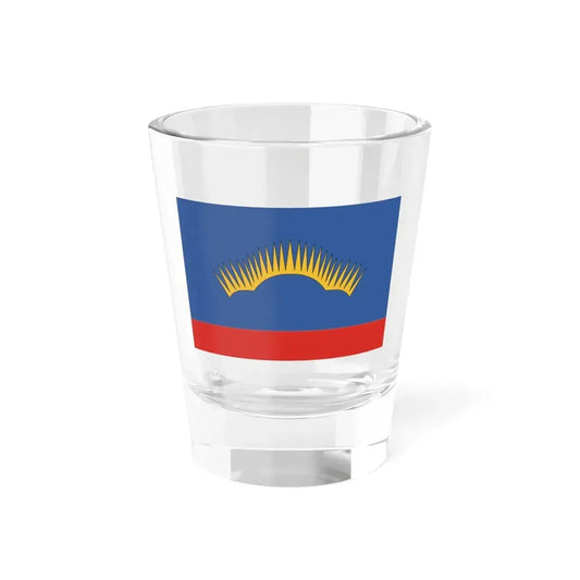 Flag of Murmansk Oblast Russia - Shot Glass 1.5oz 1.5oz - Go Mug Yourself